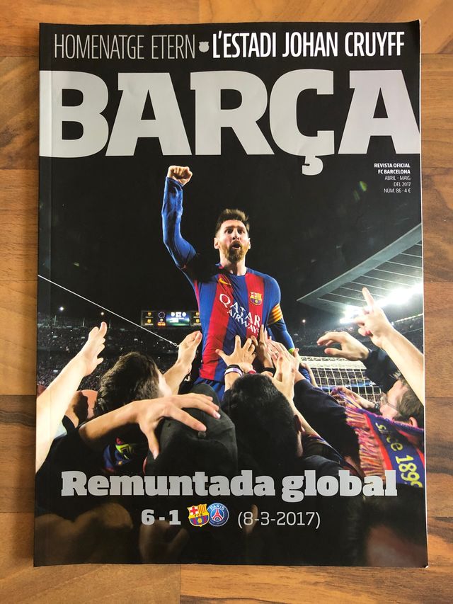 Revista Barça remontada Messi