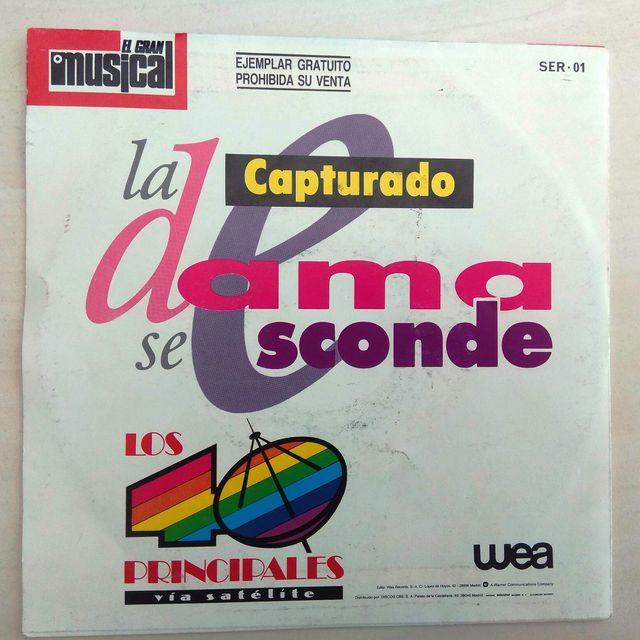 SINGLE VINILO LA UNION LA DAMA SE ESCONDE