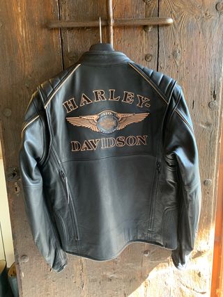 CHAQUETA HARLEY DAVIDSON MUJER ENTHUSIAST PIEL - SpacioBiker