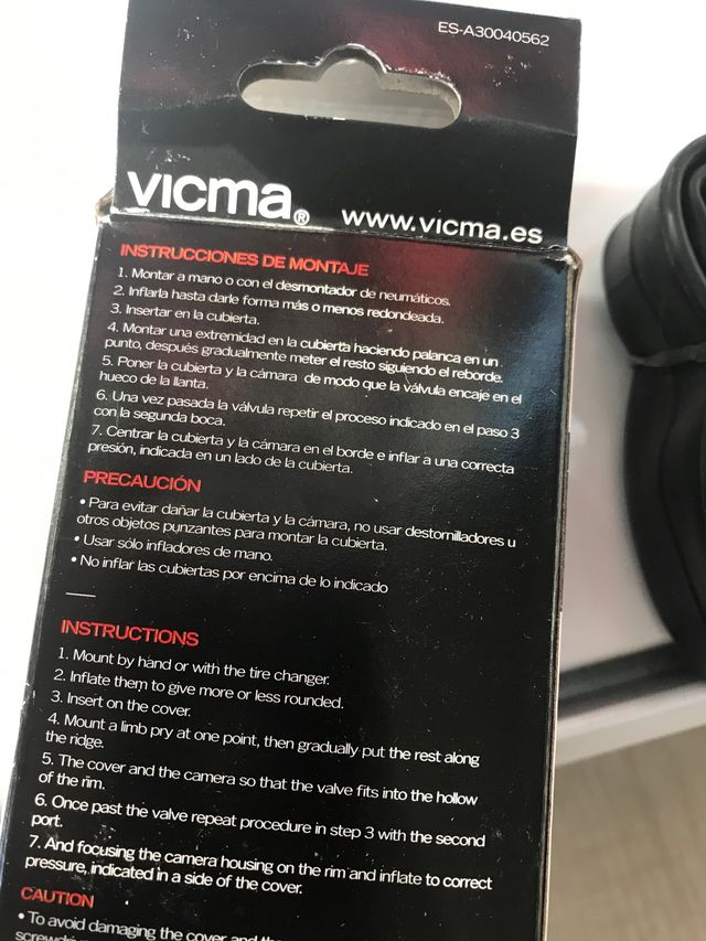 Camara  bicicleta 450A rueda 18x1-3/8) F/V AERO