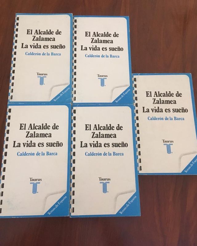 Libros de Calderón de la Barca