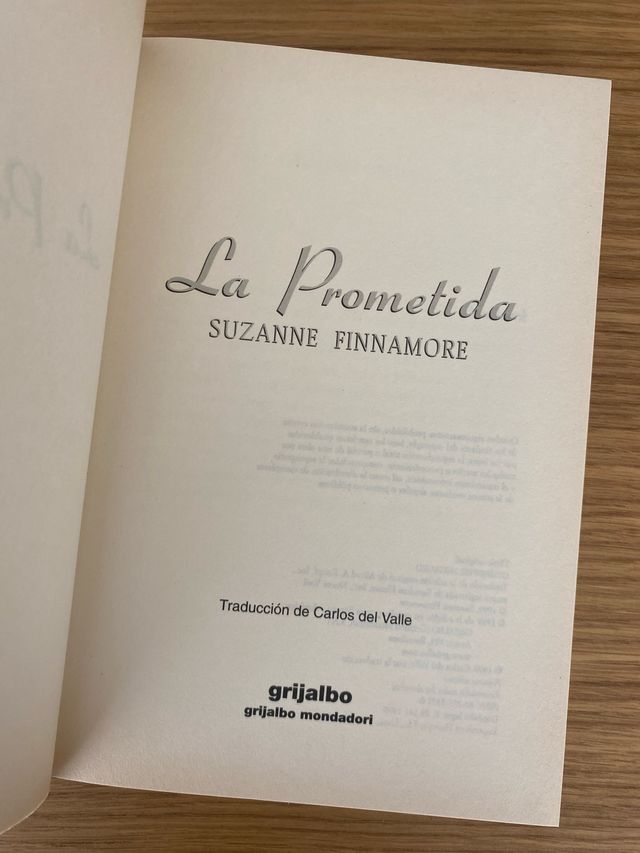 "La prometida". Suzanne Finnamore