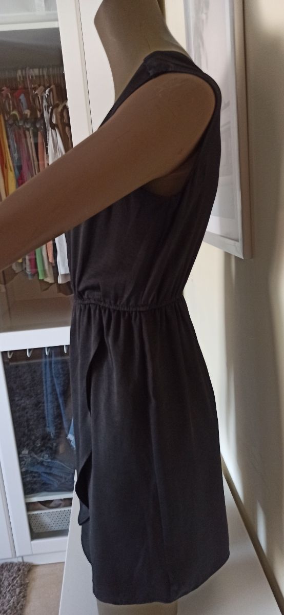 vestido negro.zara.talla s. nuevo