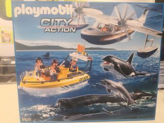 playmobil set investigacion marina