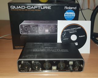Tarjeta de sonido roland quad capture ua 55 de segunda mano por 90 EUR en  Torre del Campo en WALLAPOP