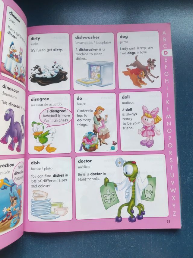 Diccionario inglés infantil
