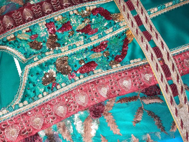 Traje moruno (sari) con su cinturón