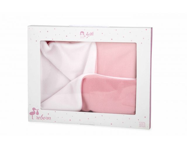 Manta Arrullo Reborn y Muñecas color rosa de ARIAS