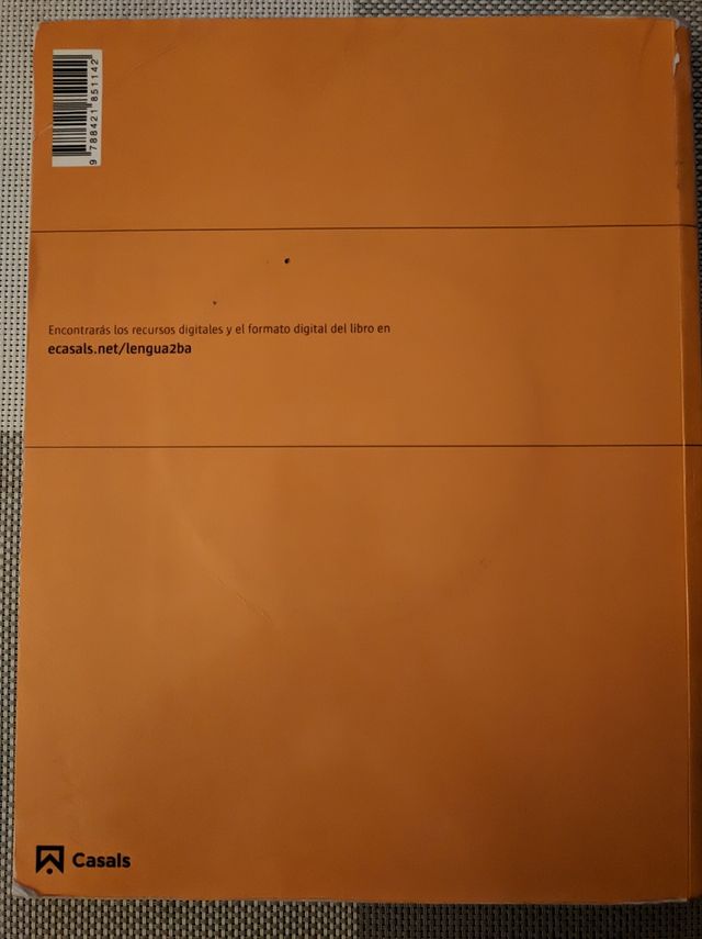 Libro Lengua Castellana 2 Bachillerato