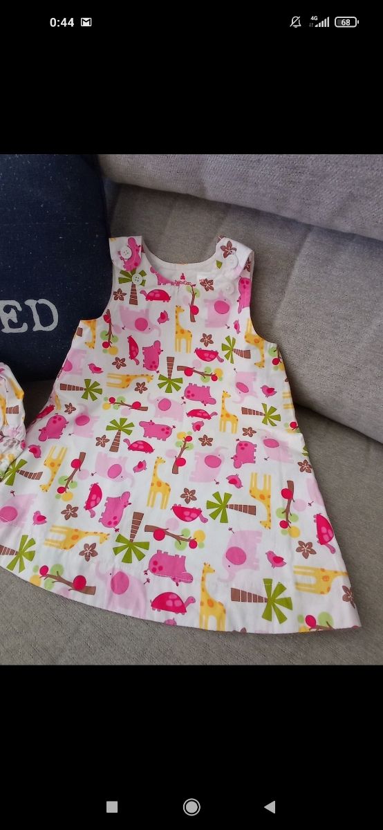 vestido bebé 6/12 meses BabyGap