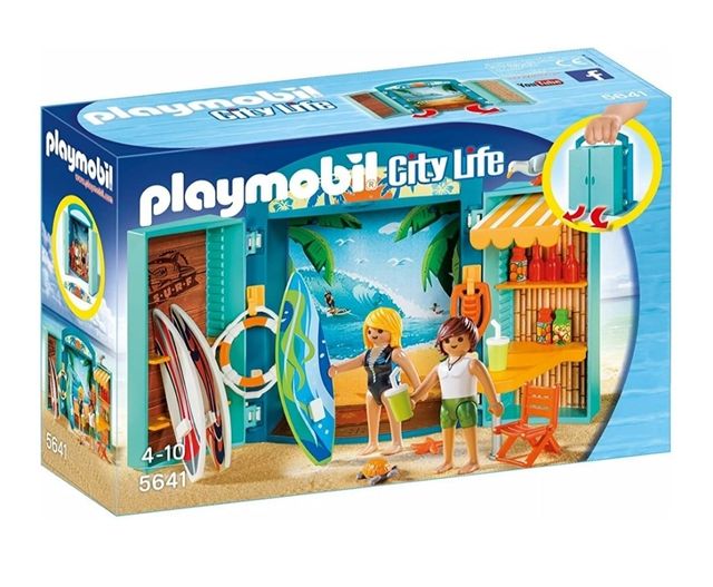 NUEVO PLAYMOBIL- Cofre Tienda Surf, única (5641) de segunda mano por 14