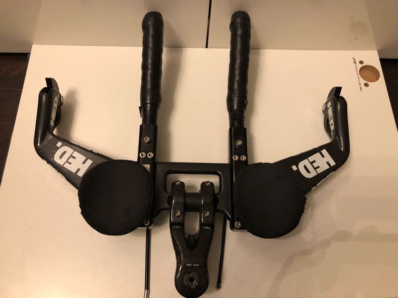 manillar HED Aerobar carbono de segunda mano por 150 EUR en