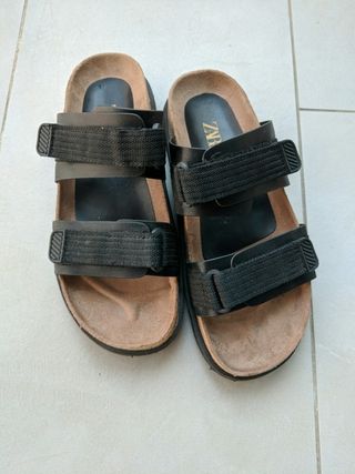 sandalias hombre zara