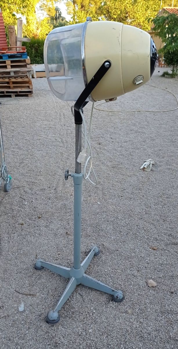 secador de peluquería vintage