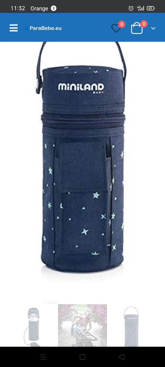 calienta biberón portátil