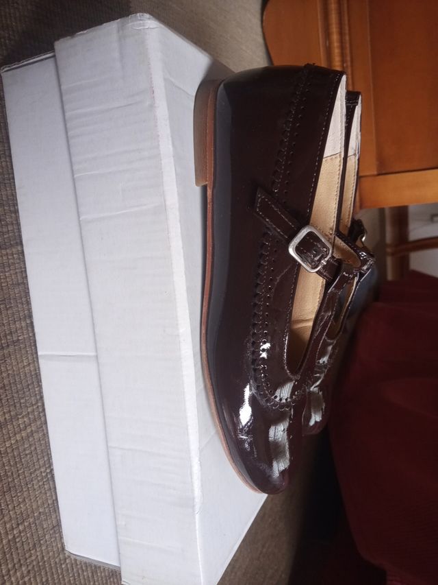 pepito charol marron chocolate