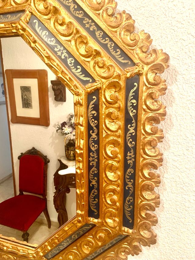 Specchio cornucopia grande