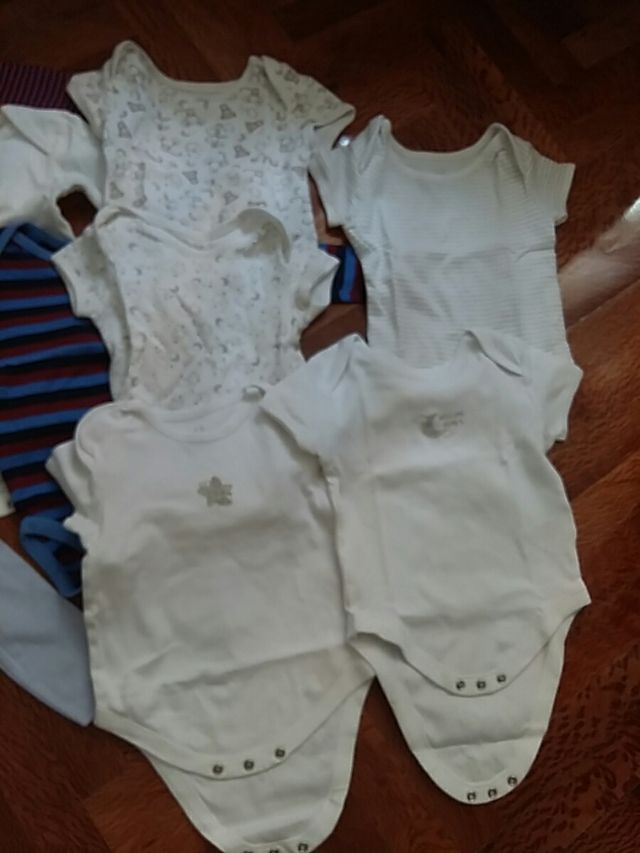 bodys bebé manga larga/corta talla 6-12 meses