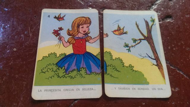 Baraja de cartas La bella durmiente