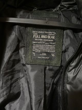 pull and bear hombre abrigos