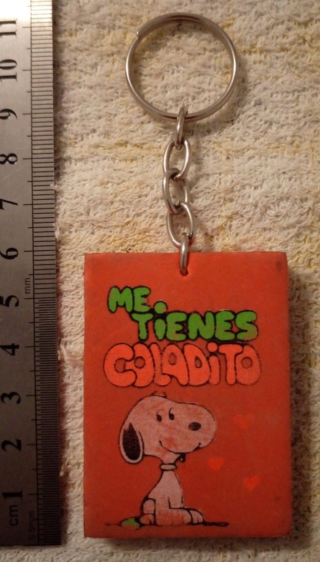 lote llaveros plástico de los ochenta