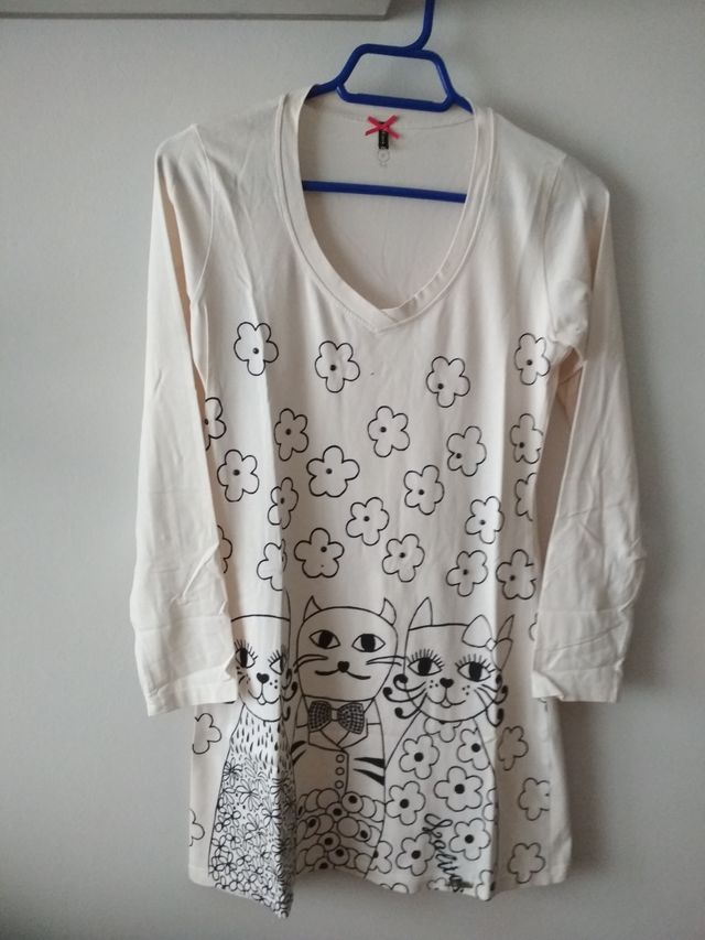 Vestido tipo camiseta