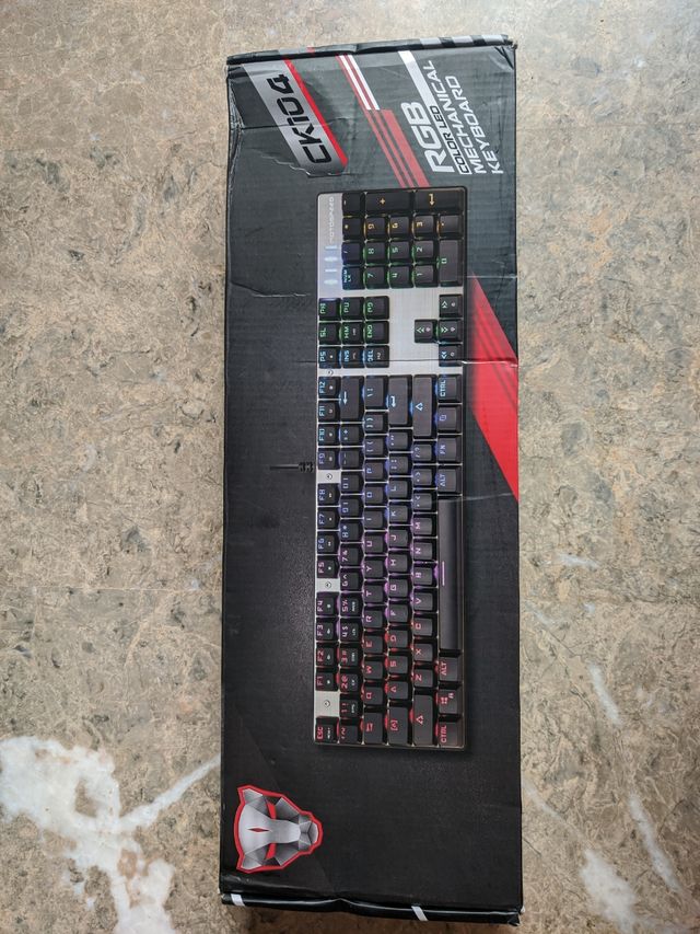 Teclado Mecánico RGB MotoSpeed CK104 Azul