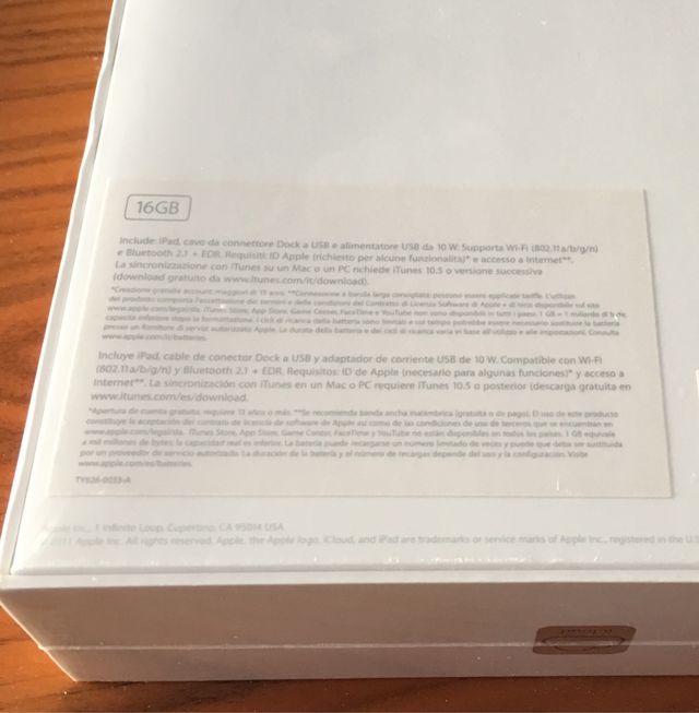 Apple iPad 2 16GB NUEVO