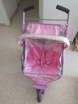carrito gemelar baby born