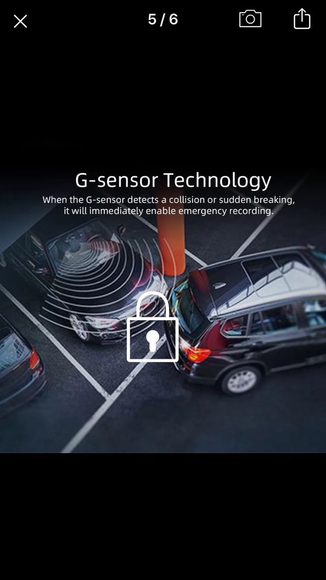 Cámara de vigilancia para coche.