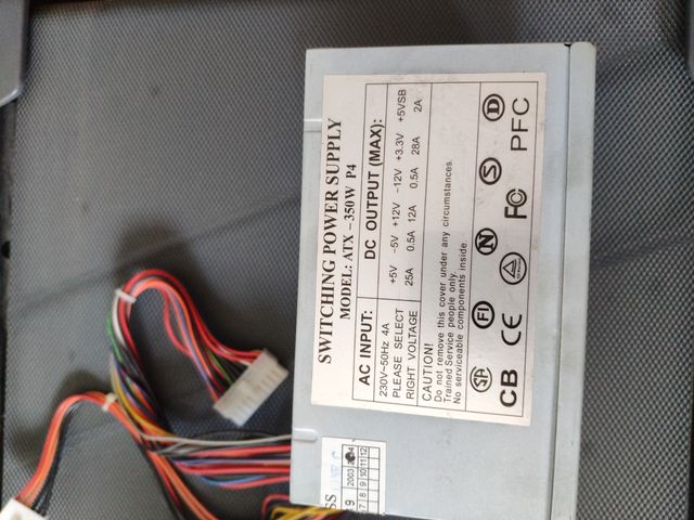 Fuentes de alimentacion varias potencias sobremesa