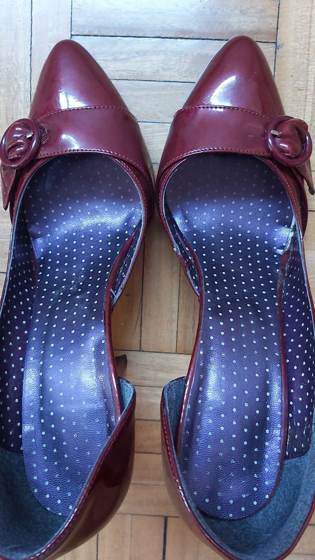 zapatos mustang granate n°40