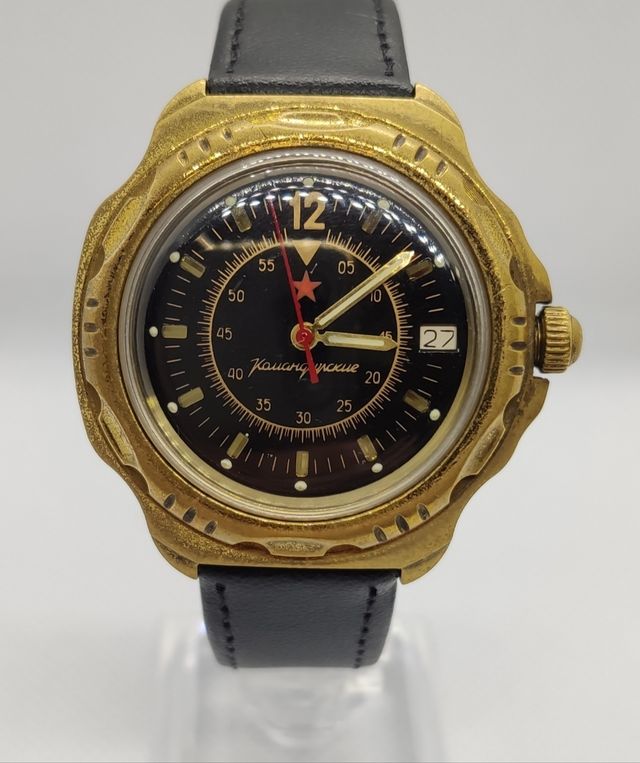 Relojes Vintage Rusos URSS Bañados en Oro Mecanico de segunda mano por