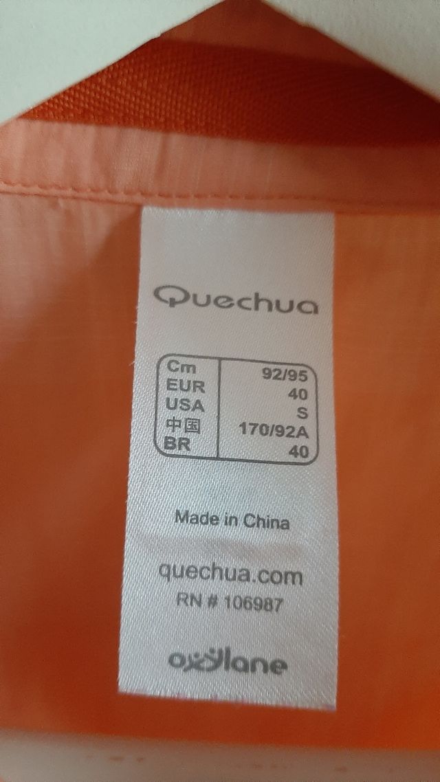 Camisa de mujer trekking . talla 40