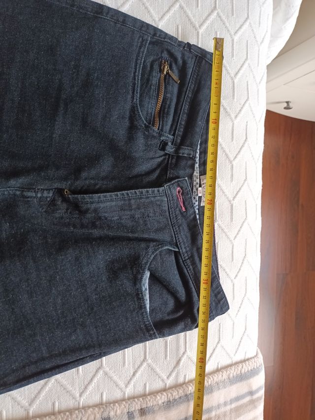 pantalon vaquero pirata  mujer