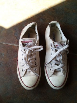 converse blancas wallapop