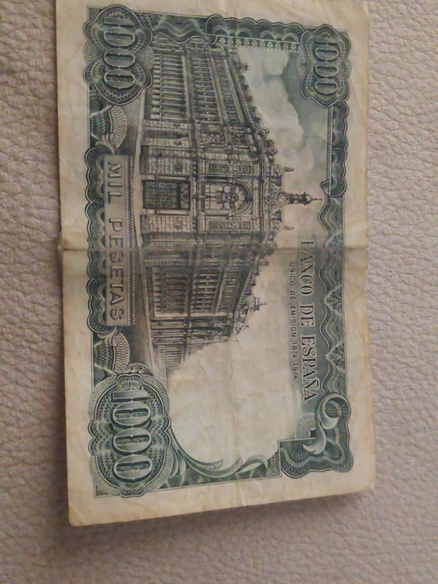 Biglietto 1000 pesetas