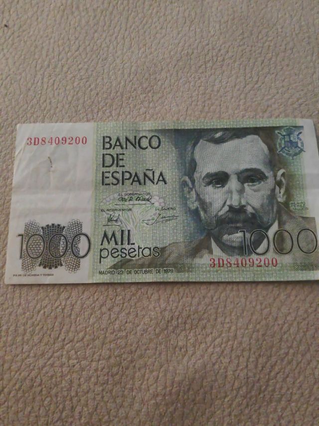 Biglietto 1000 pesetas