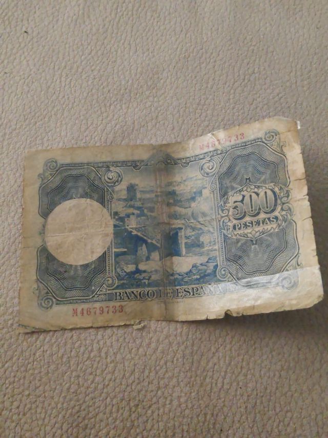 Biglietto 500 pesetas