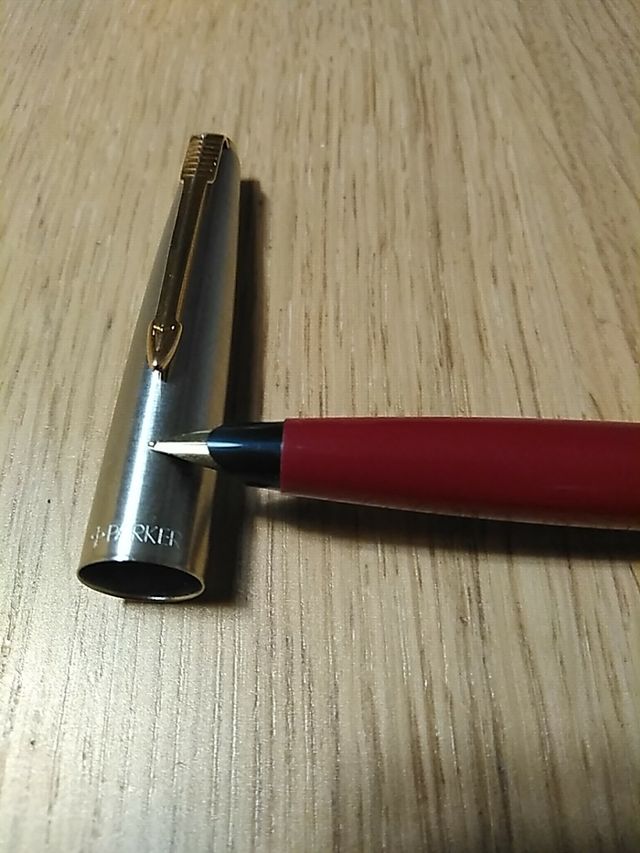 PLUMA PARKER 45 MADE IN UK T de segunda mano por 38 € en Vilanova i la ...