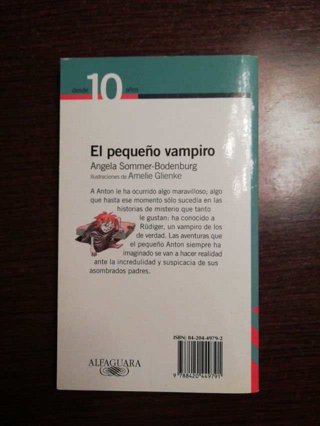 libro infantil El pequeño vampiro