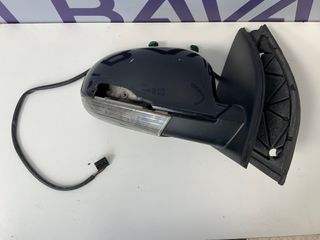 /> Negro exterior derecha eléctricamente calefactable convexo para renault 08