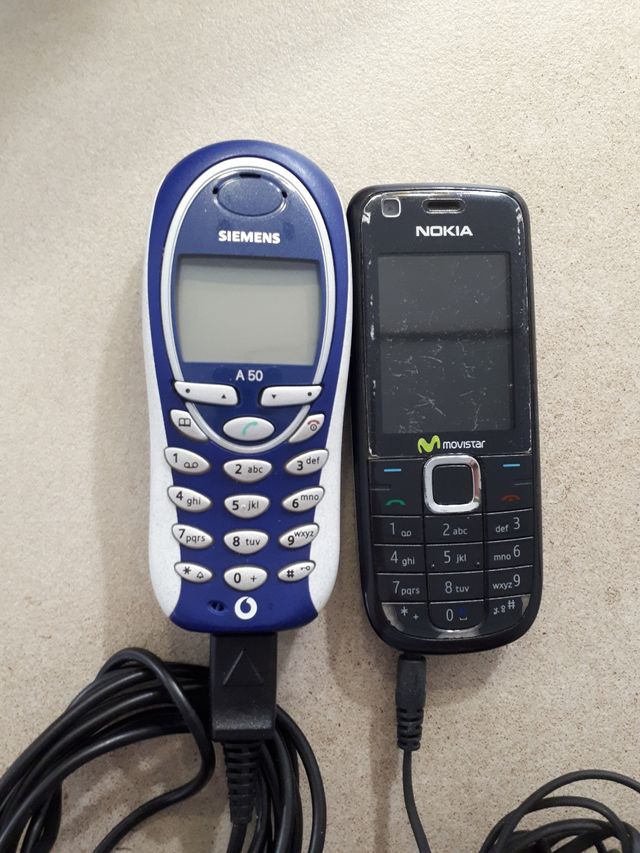 Teléfono móvil vintage coleccionistas