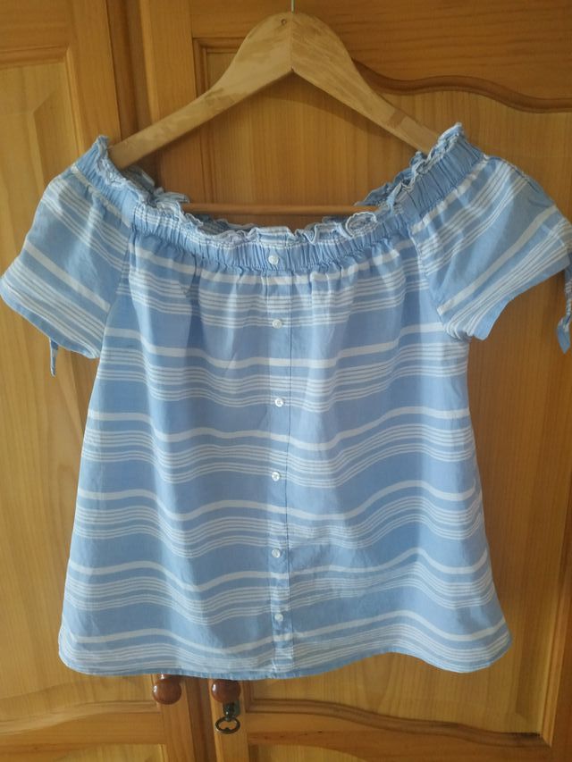 Blusa de rayas para chicas 