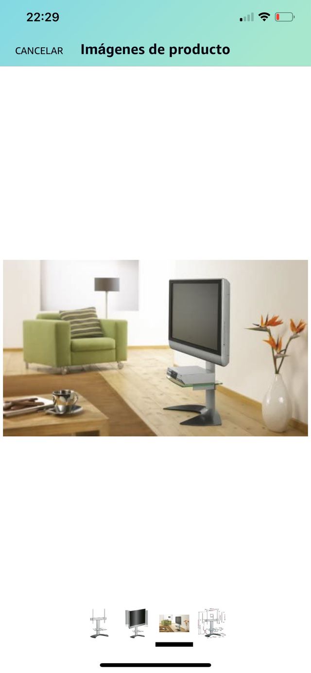 Soporte de pie Vogel's EFF 1140 silver