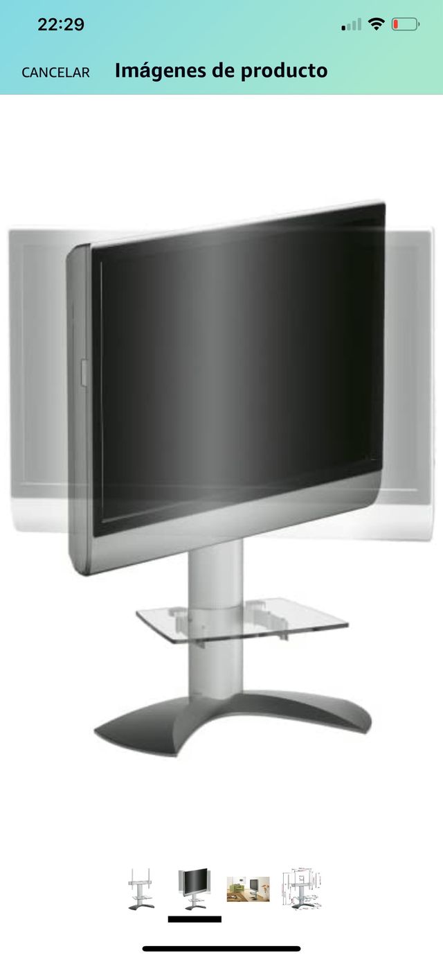 Soporte de pie Vogel's EFF 1140 silver