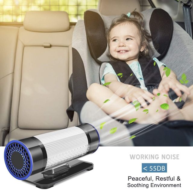 Purificador de Aire para Coche HEPA · SIN ESTRENAR