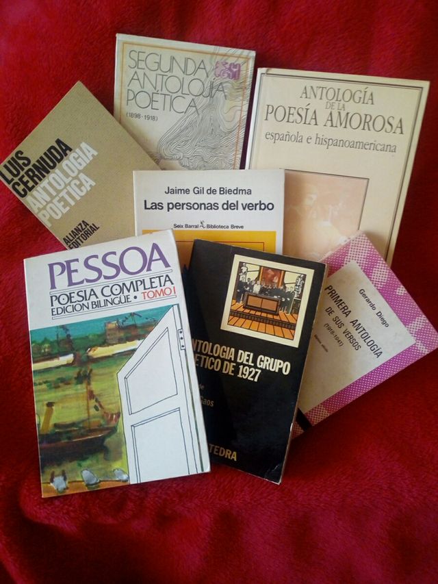 Libros de poesía (lote de 7)