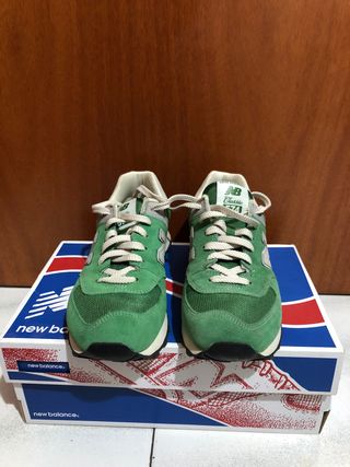 new balance 574 classic verde