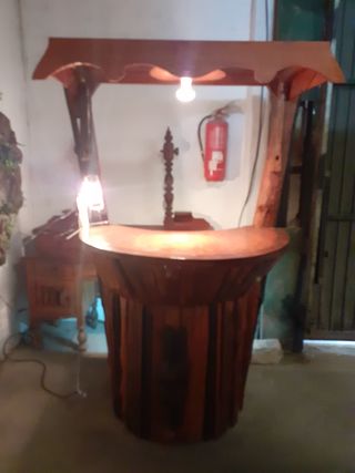 Mueble bar jardín de segunda mano en WALLAPOP
